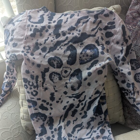 AMB top - ONE Size - rose and blue pattern - Picture 6 of 6